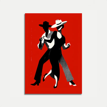 Passionate Tango Dance Poster