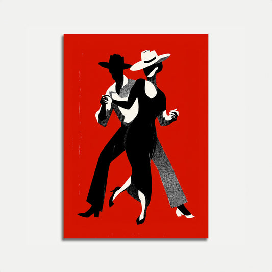 Passionate Tango Dance Poster