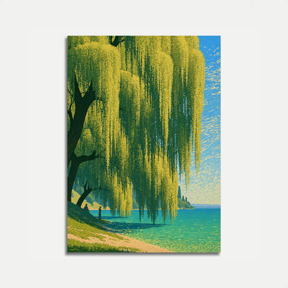 Weeping Willow by the Lake Poster