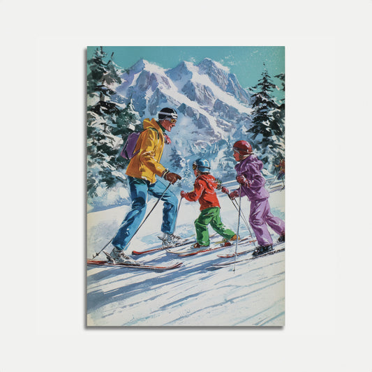 Bergski-Abenteuer-Poster