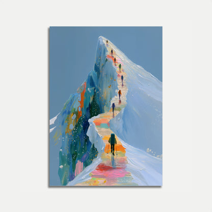 Bergbeklimmers Reis Poster