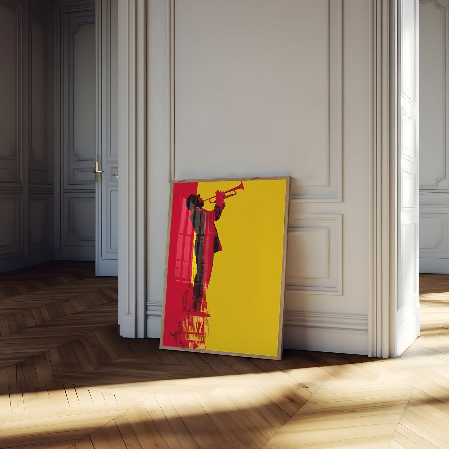 Vibrant Jazz City Rhythm Poster