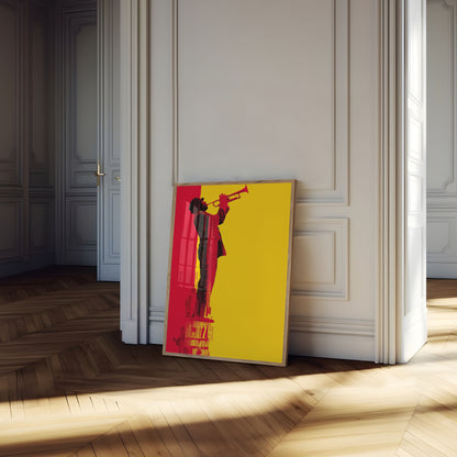 Vibrant Jazz City Rhythm Poster