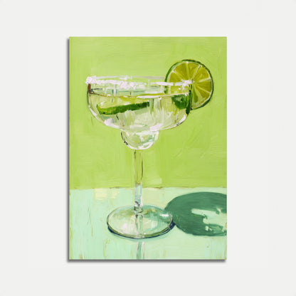 Klassisk Margarita Cocktail Plakat