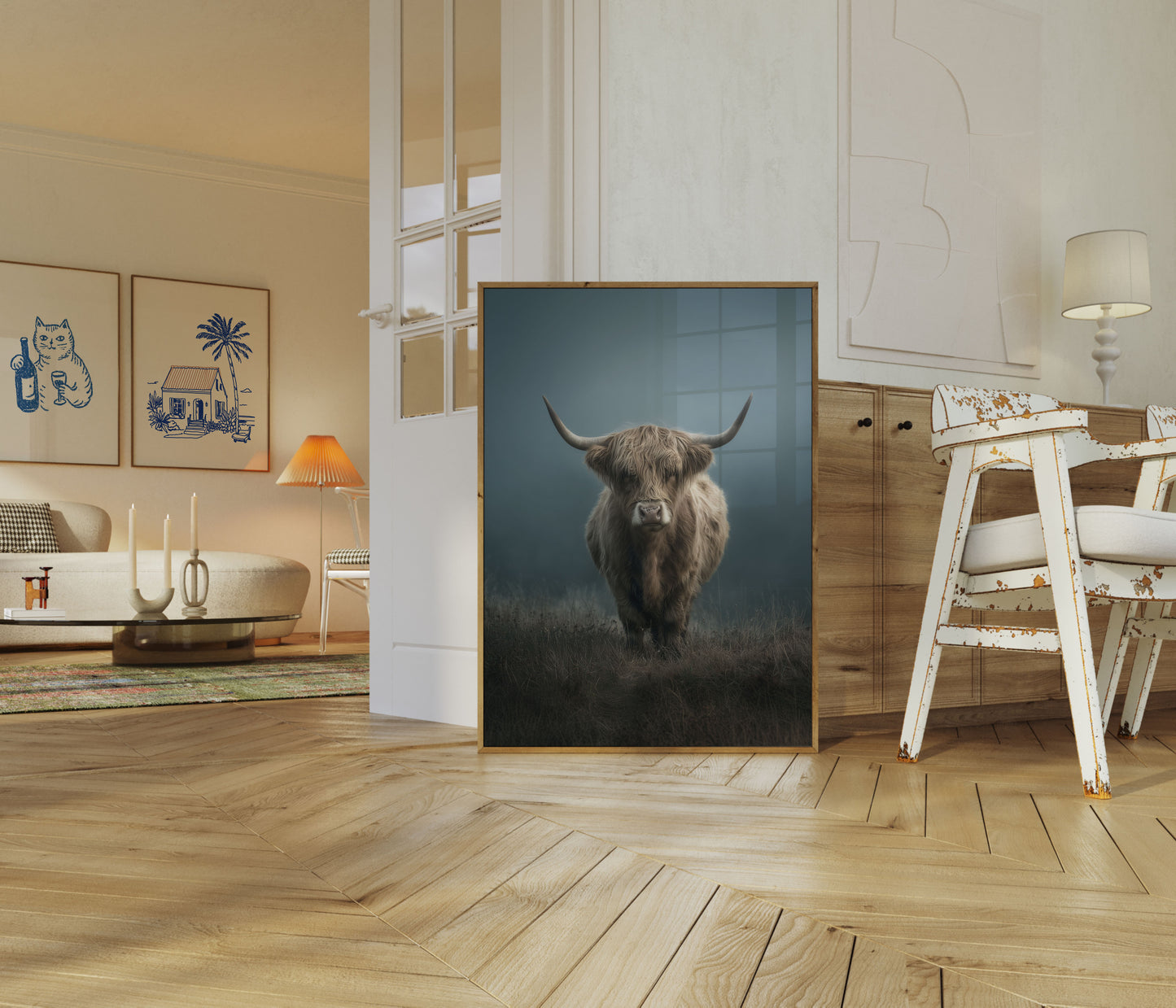 Highland Cattle Majesty Poster