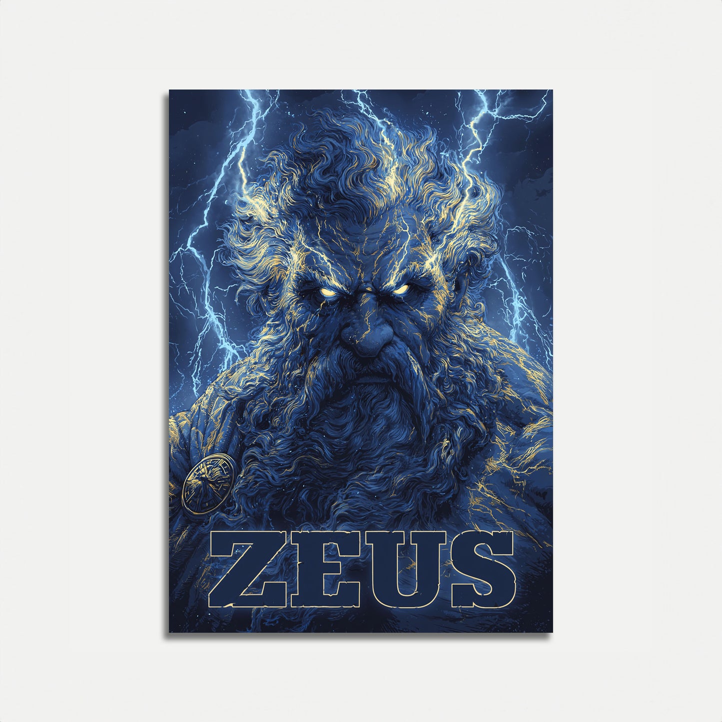 Zeus God of Thunder Poster