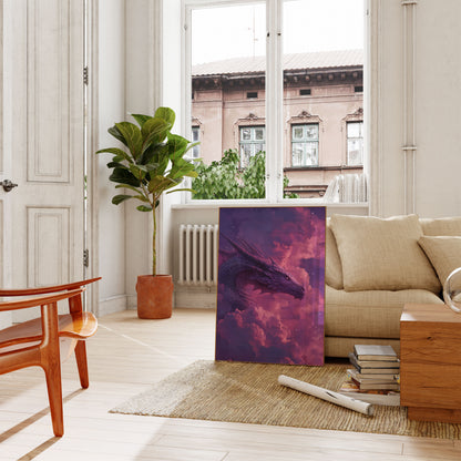 Póster Nubes de dragón místico