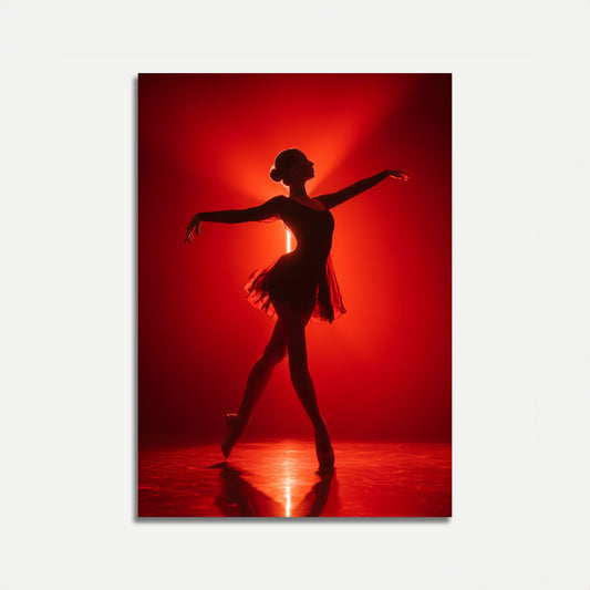 Rode Passie Ballet Dans Poster
