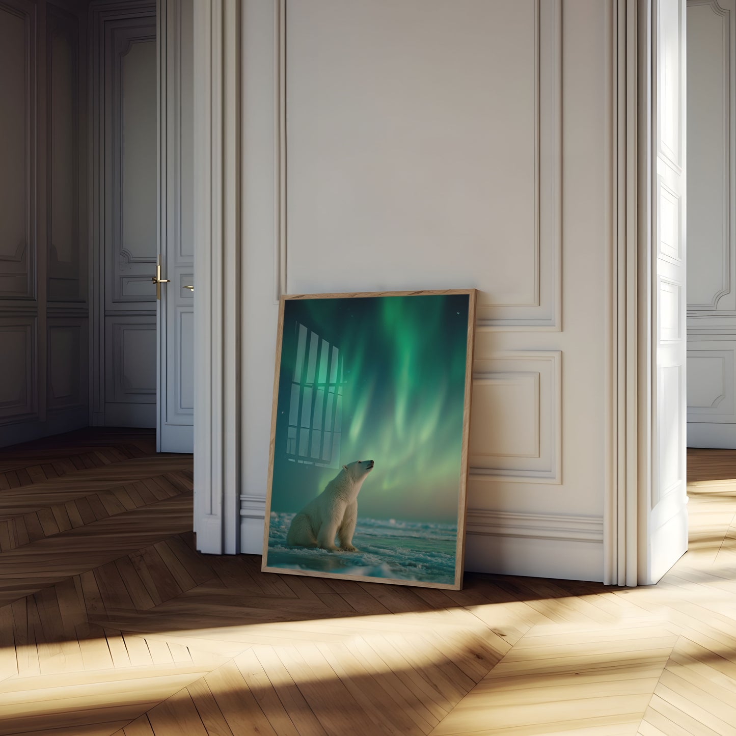 Arctic Serenity Northern Lights Poster