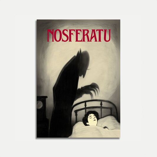 Nosferatu Skygge Klassisk Gyserplakat