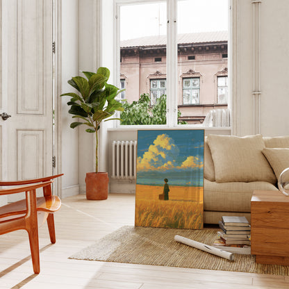 Dreamer in Golden Fields Poster