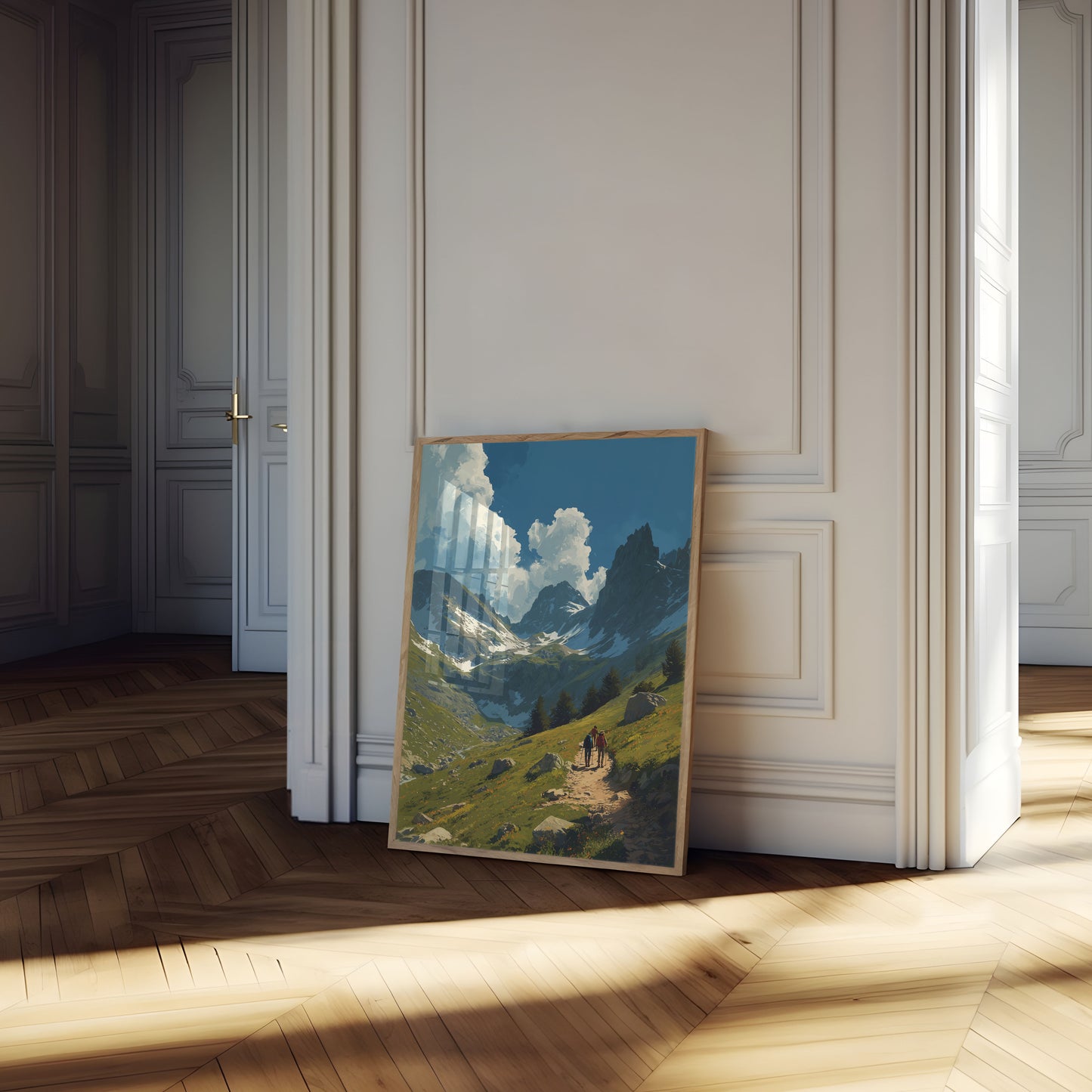 Alpine Hiking Adventure Poster