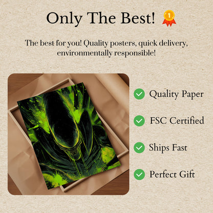 Xenomorph Alien Attack Poster