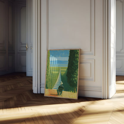 Cypress Alley to the Sea Poster