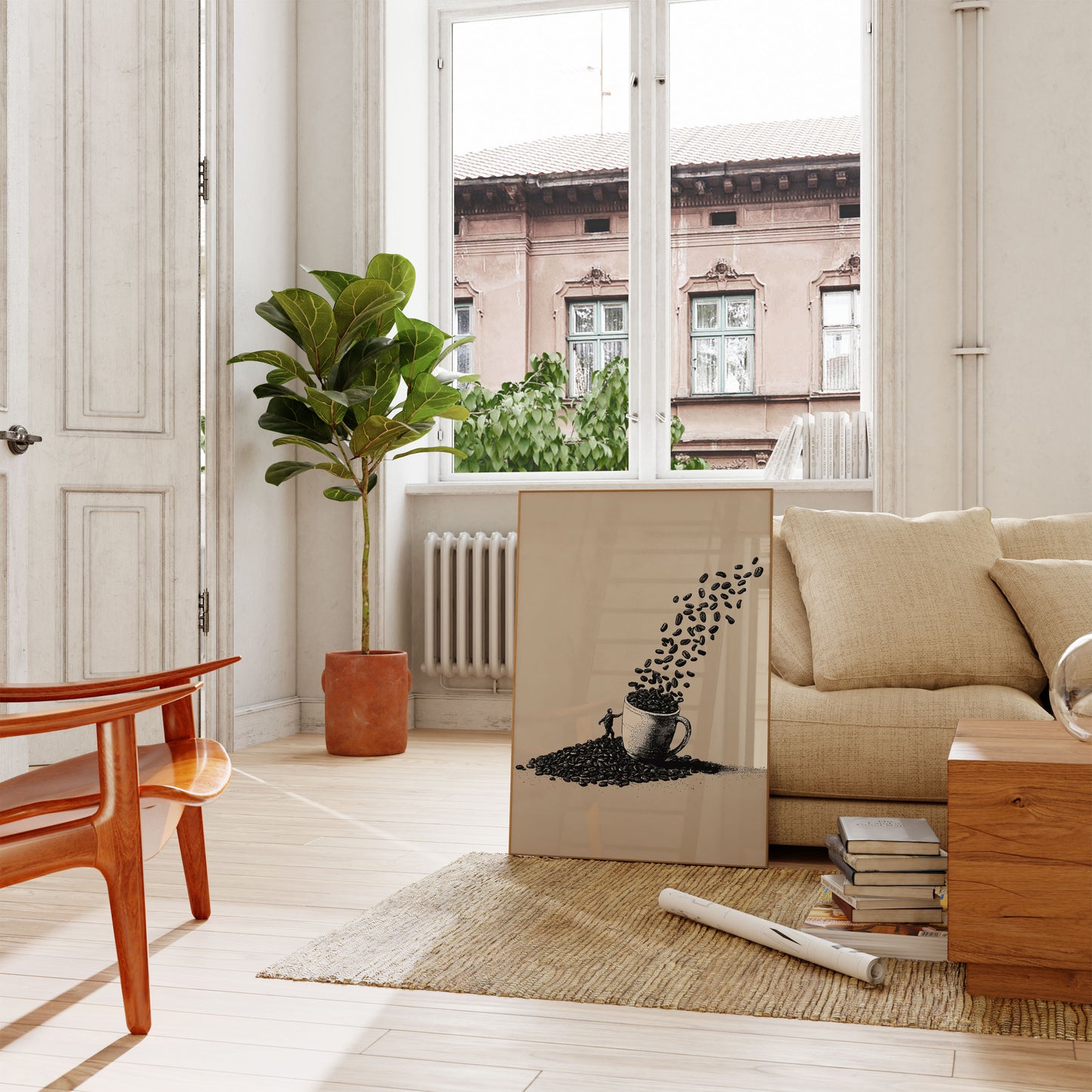 Coffee Bean Journey Poster