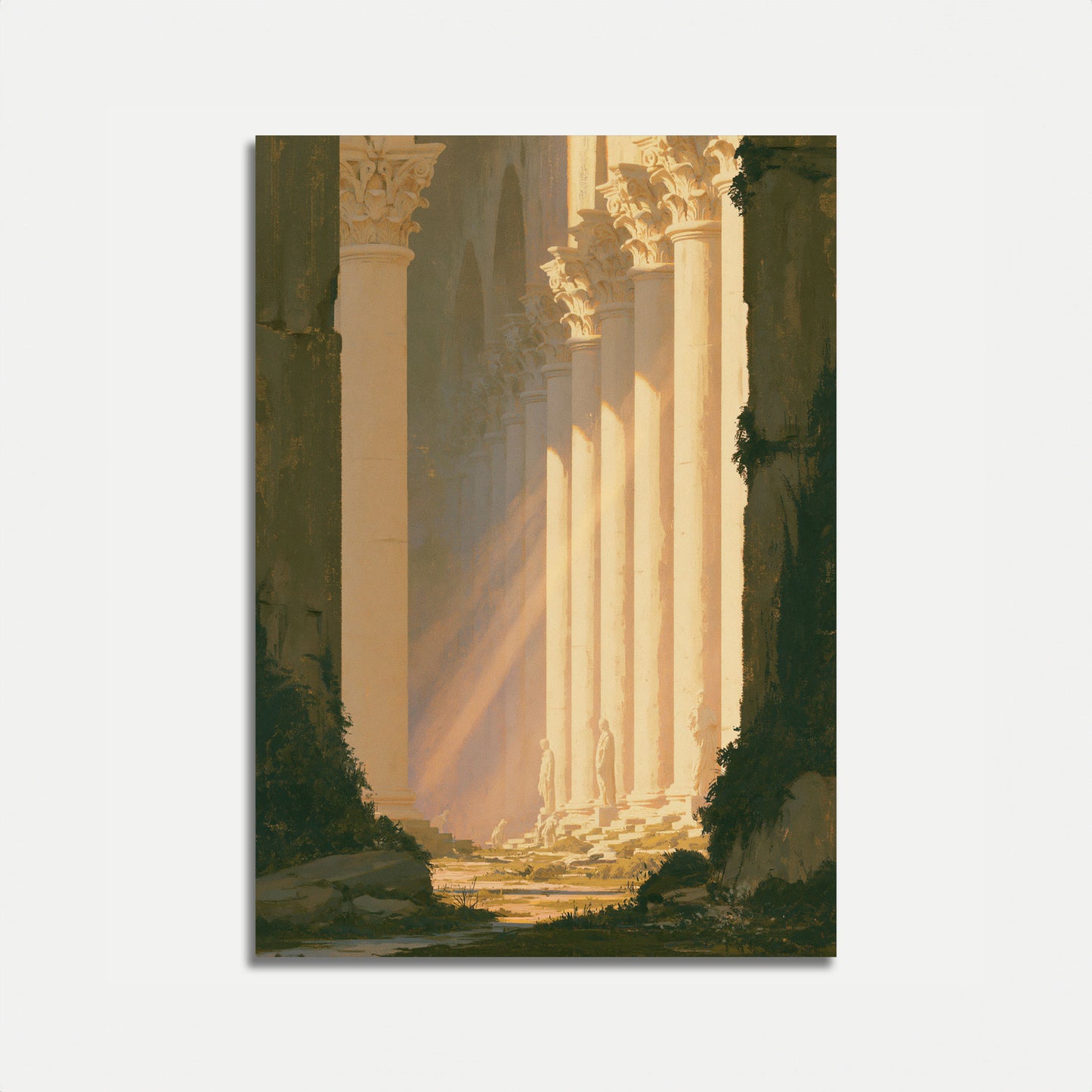 Antike Ruinen Klassische Architektur Poster