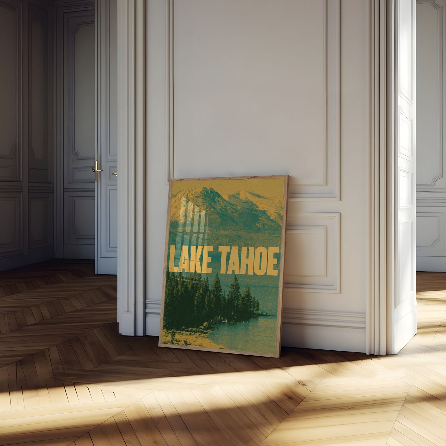 Lake Tahoe Berglandschaft Poster