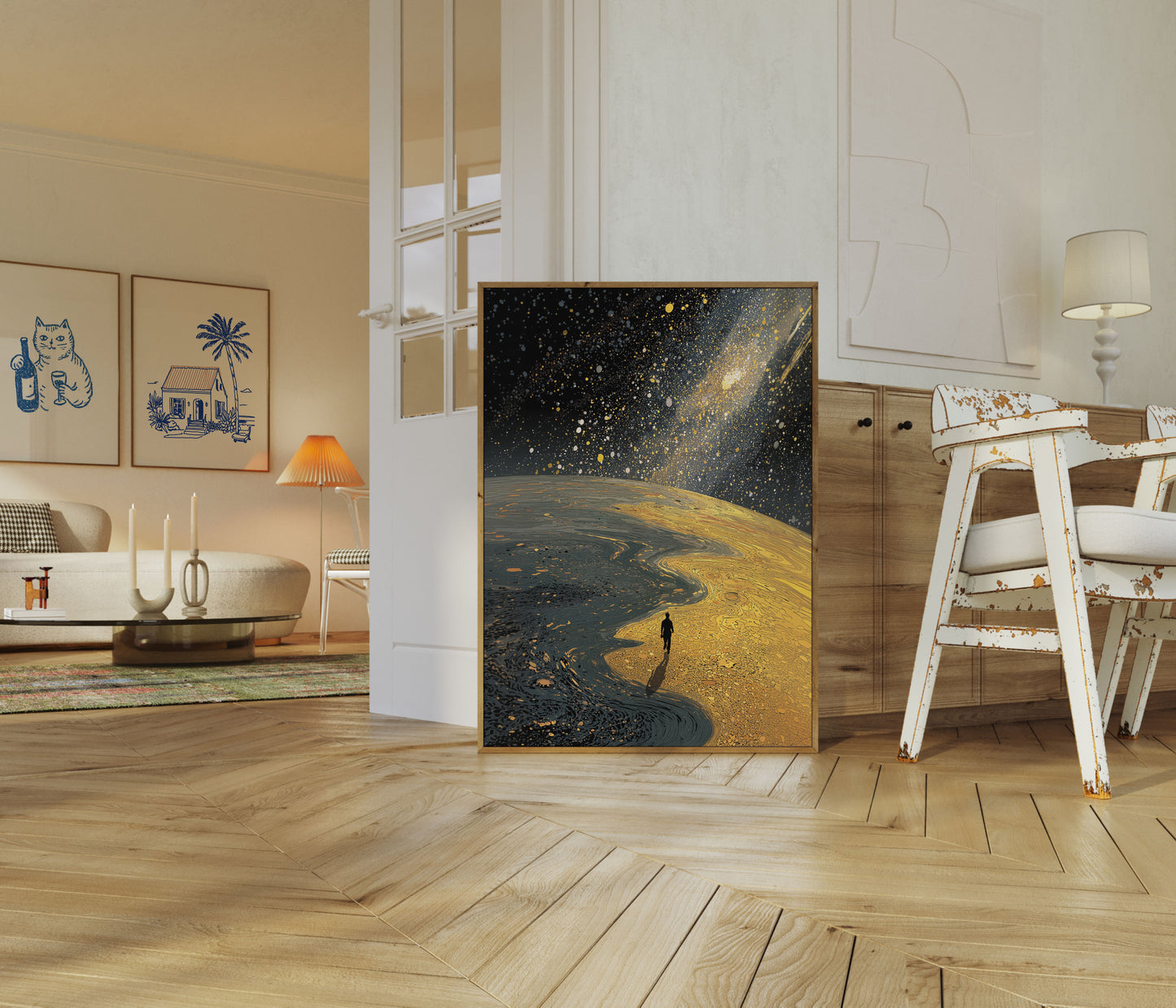 Cosmic Journey Solitude Poster