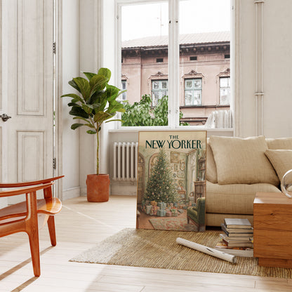 Festive New Yorker Christmas Poster