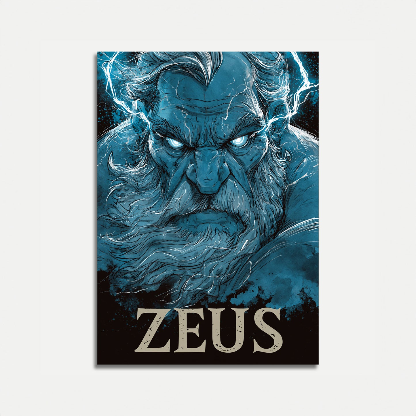Zeus God of Thunder Poster