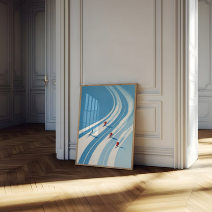Skidbackens Kurvor Poster