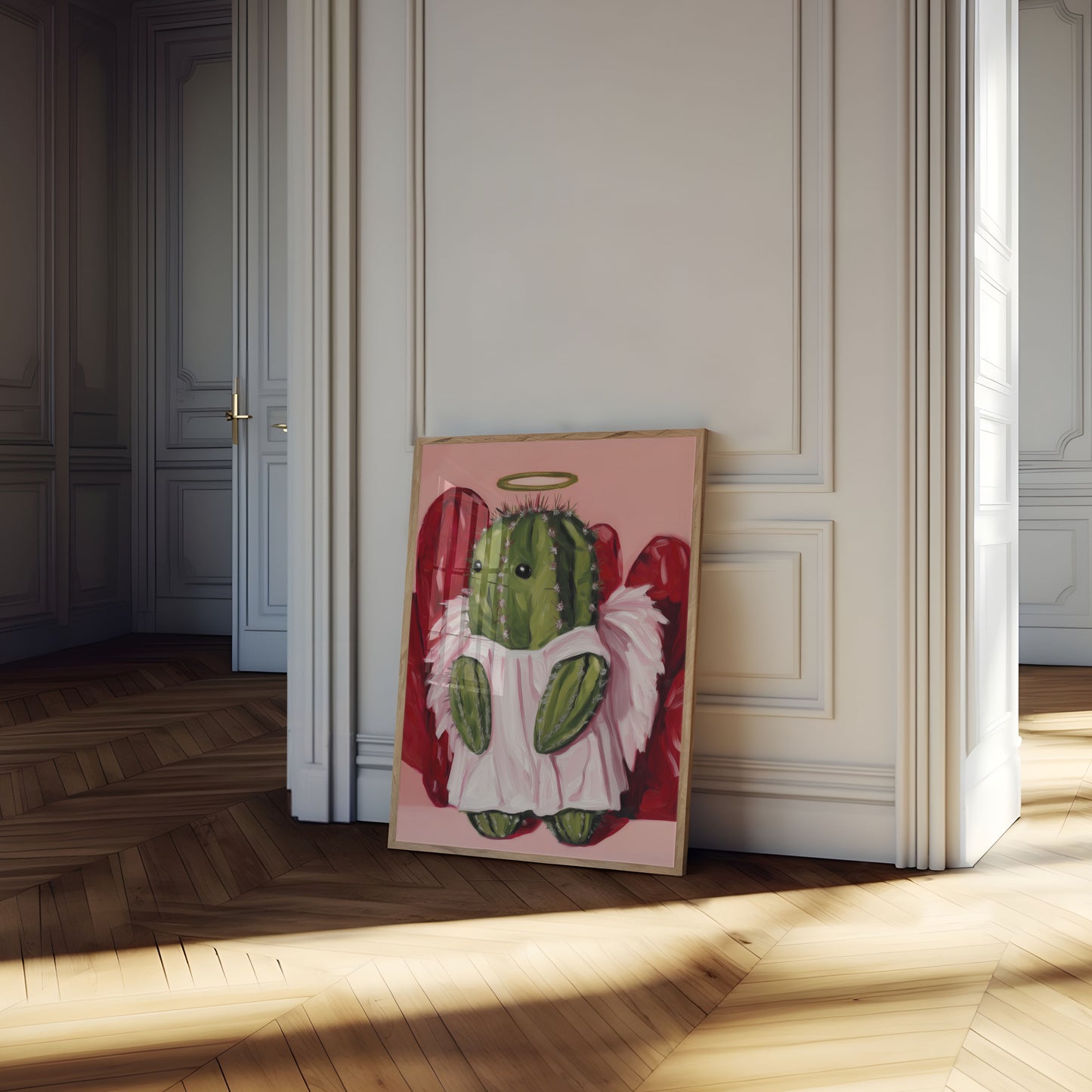 Santo Poster dell'Angelo del Cactus