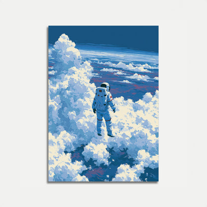 Poster Astronautra tra le Nuvole