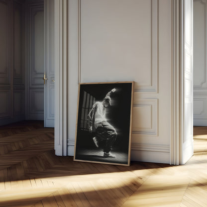 Dynamic Silhouette Dance Poster