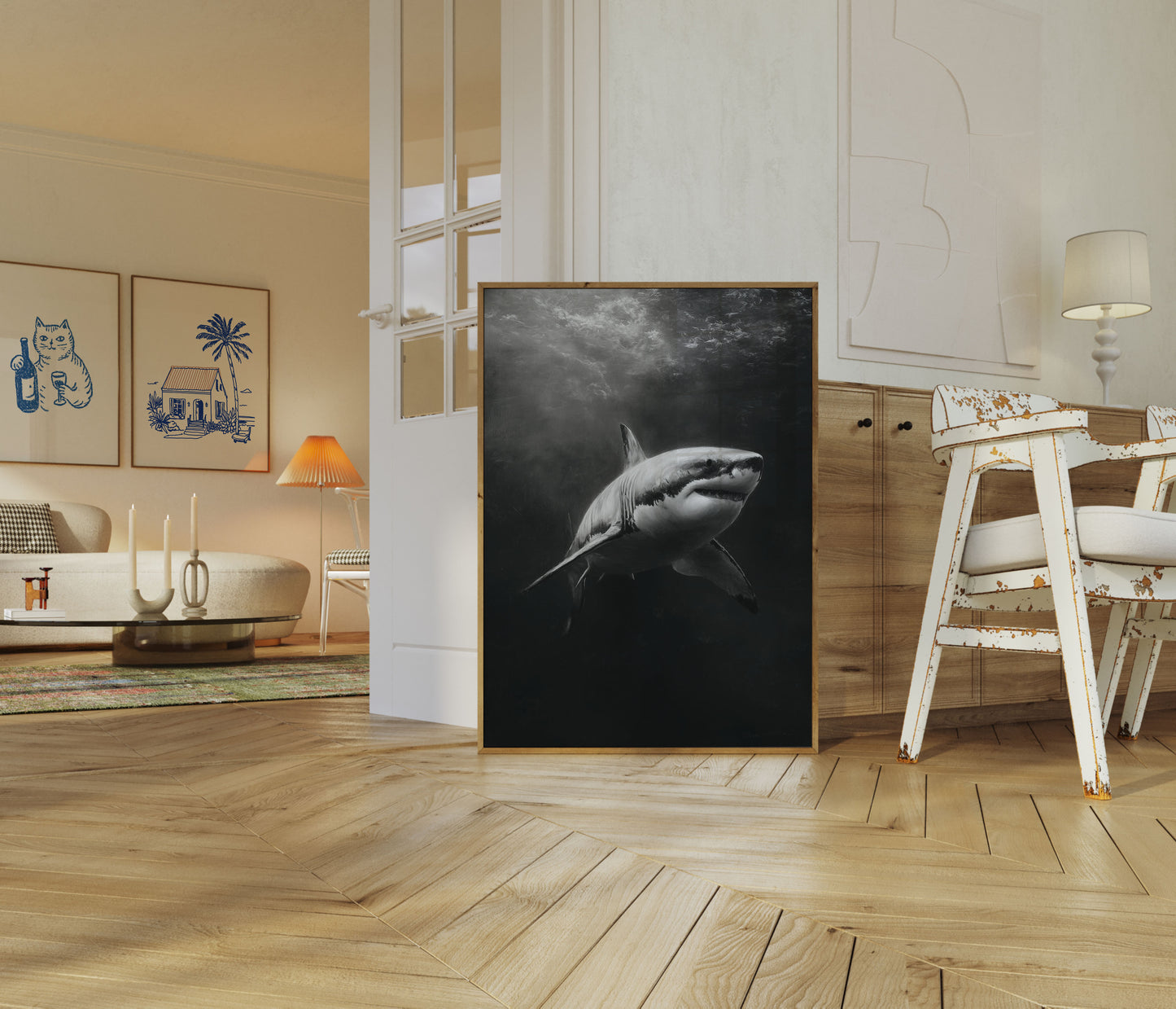 Dark Waters Great White Poster