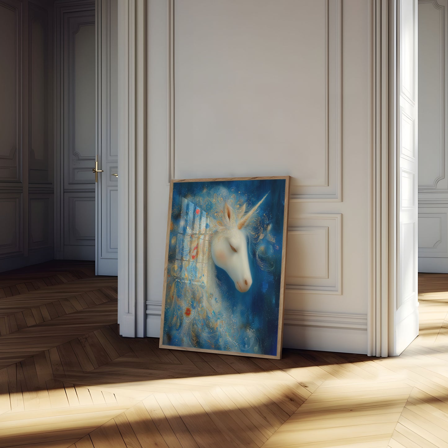 Poster del Paesaggio Onirico dell'Unicorno Magico
