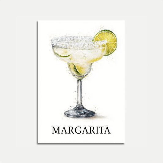 Klassisches Margarita-Cocktail-Poster