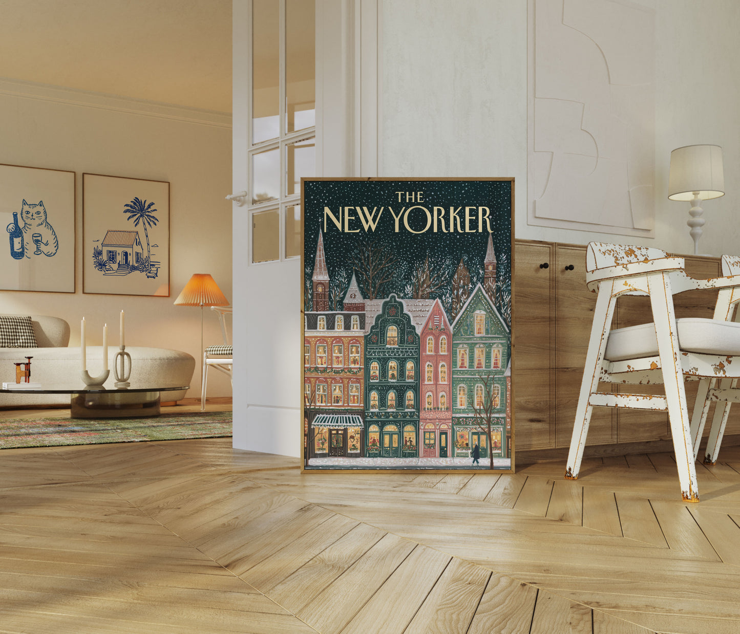 New York Winter Evening Poster