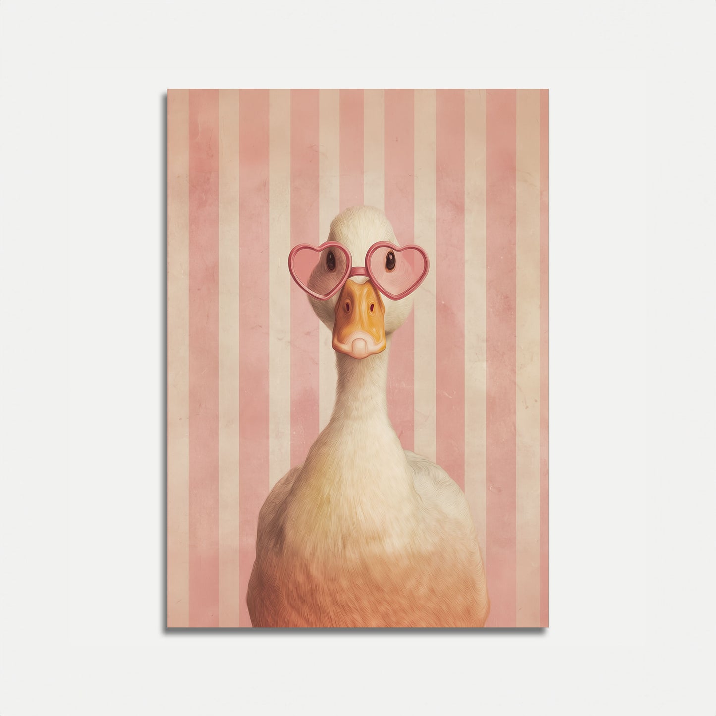Groovy Duck Hjerte Solbriller Plakat