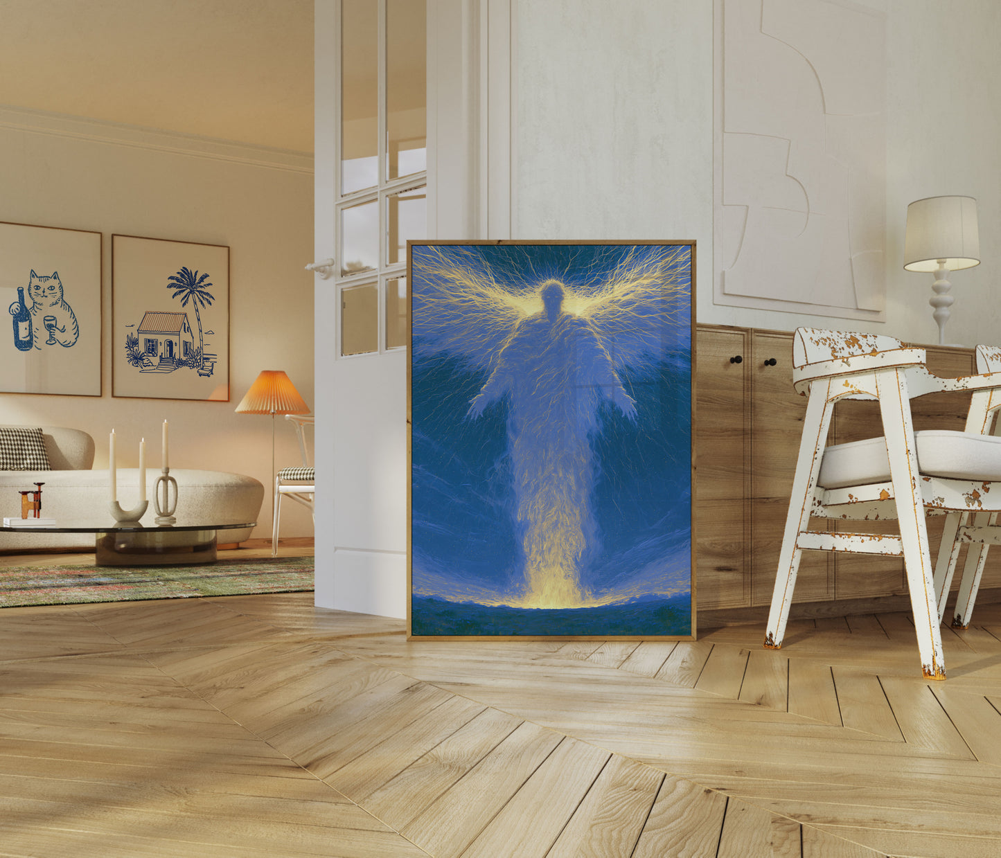 Lyser Engel Stigende Plakat