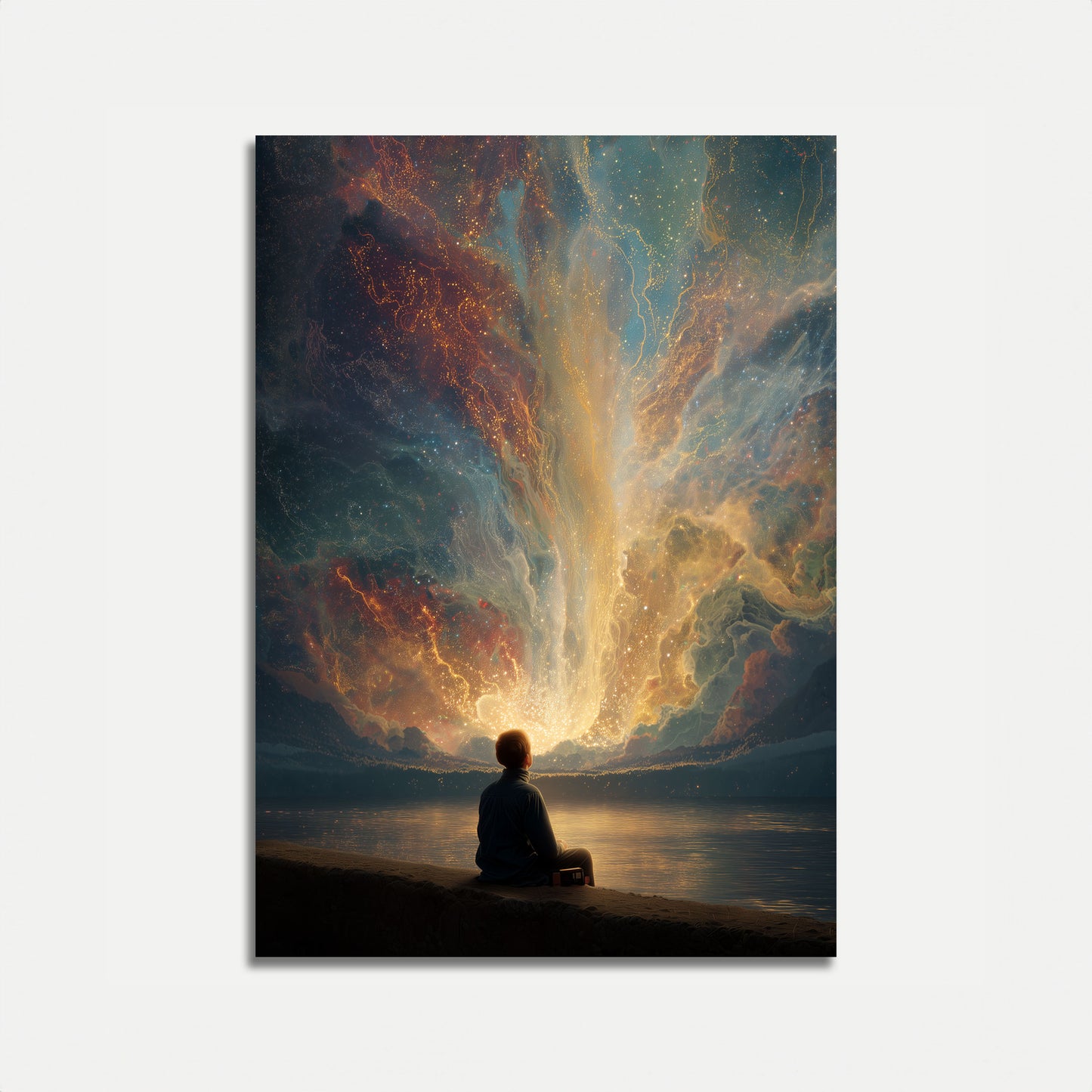 Pôster de Meditação pela Luz Cósmica