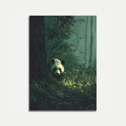 Emerald Forest Panda Poster