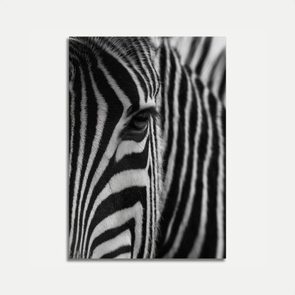 Striped Soul Black and White Poster