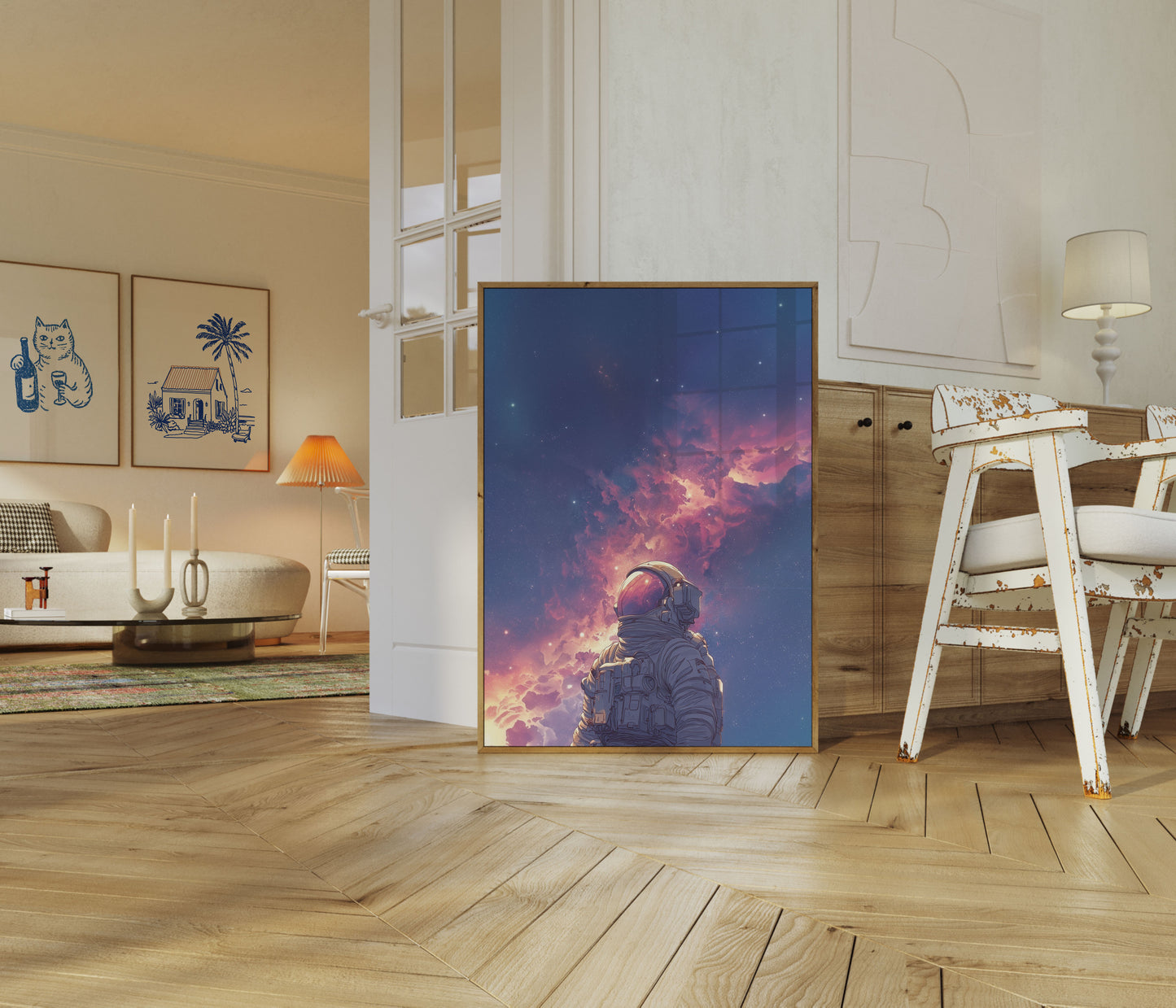 Cosmic Solitude Space Poster