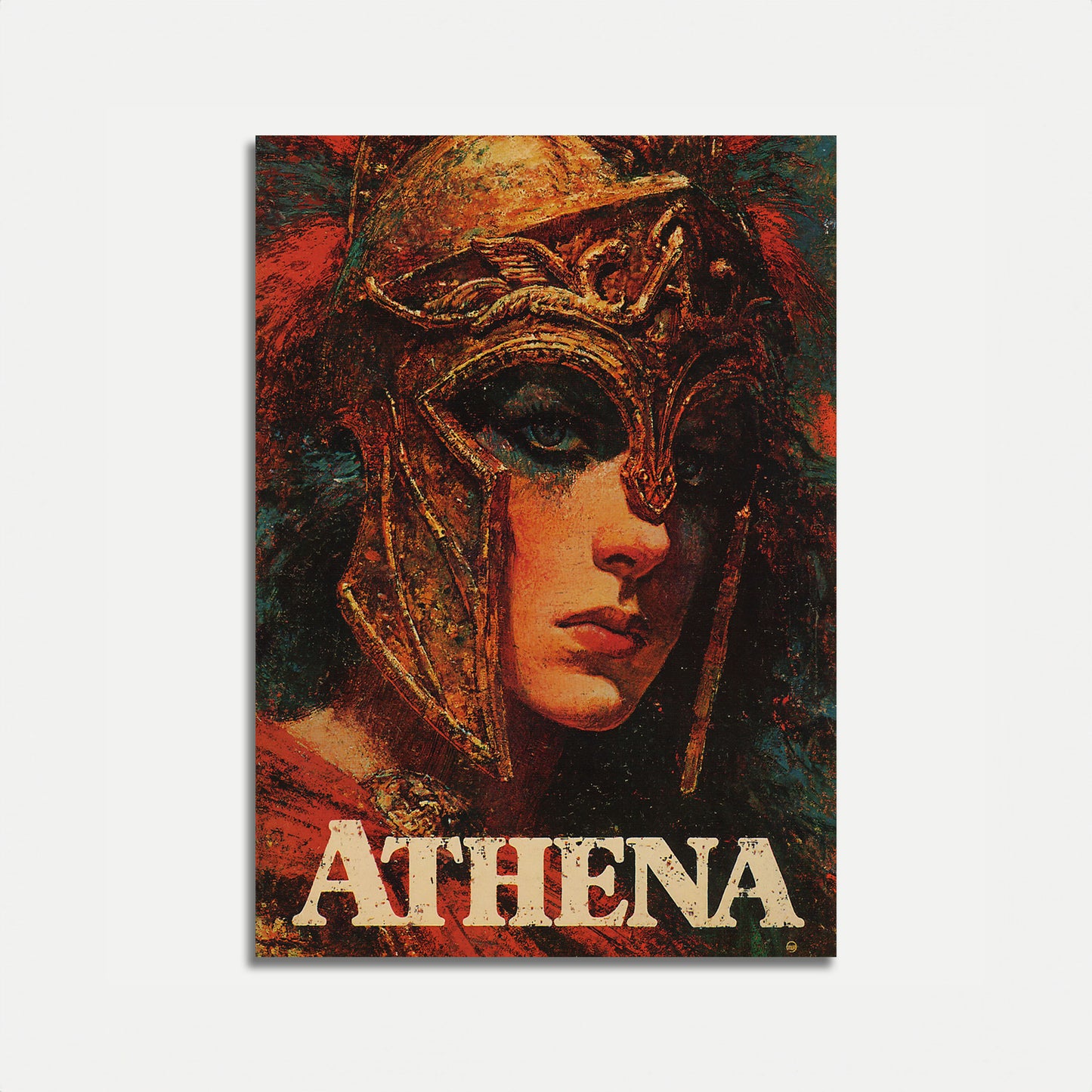 Athena, Visdommens Gudinde Plakat