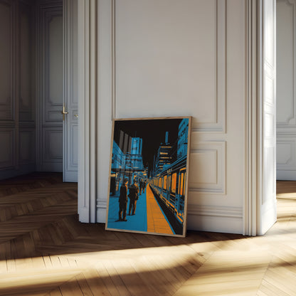 Tokyo Midnight Transit Poster