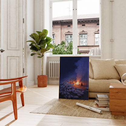 Nattens Hyrdeindes Ildlys Plakat