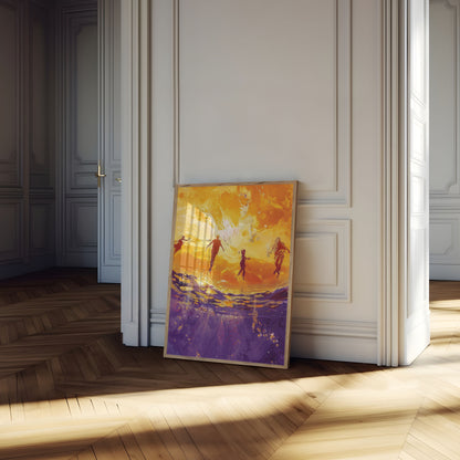 Ethereal Ocean Dance Poster