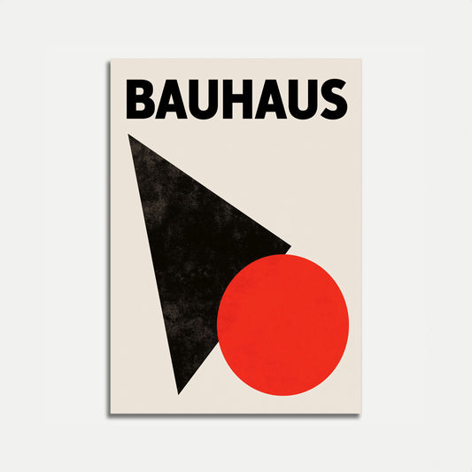 Bauhaus Geometric Abstract Poster