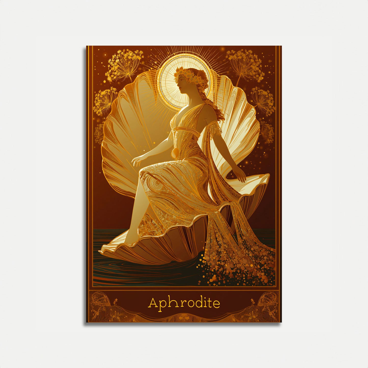 Aphrodite Golden Goddess Poster