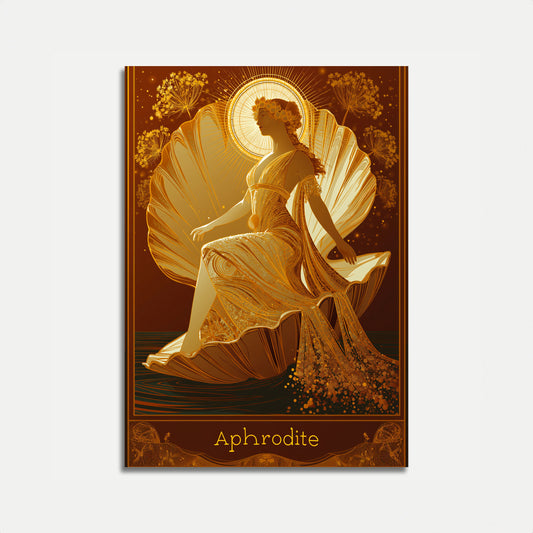 Aphrodite Golden Goddess Poster