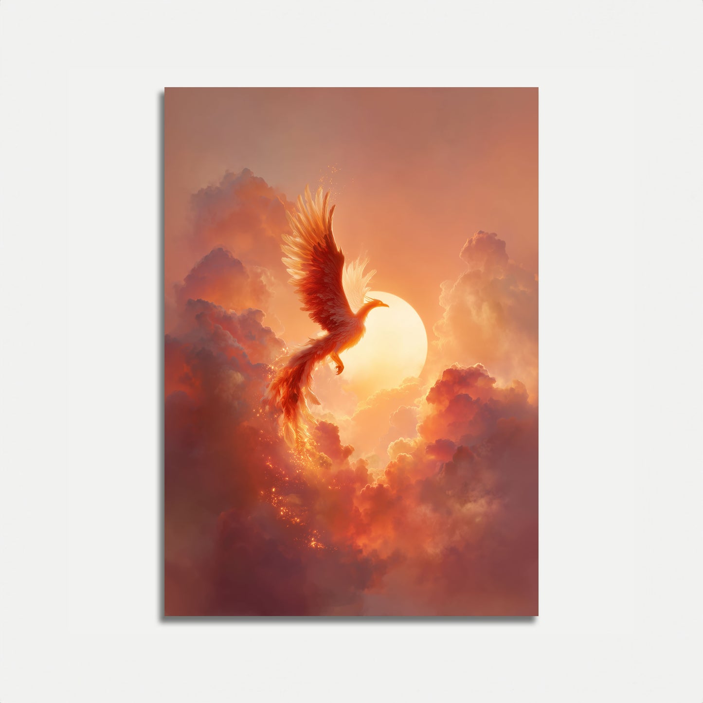 Phoenix Rising Sunset Poster
