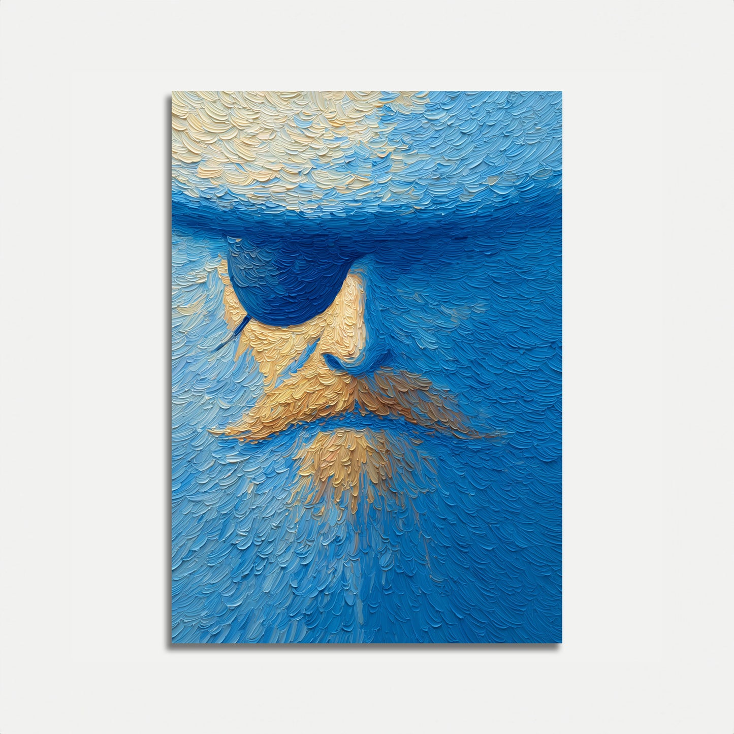 Blue Waves Pirate Poster