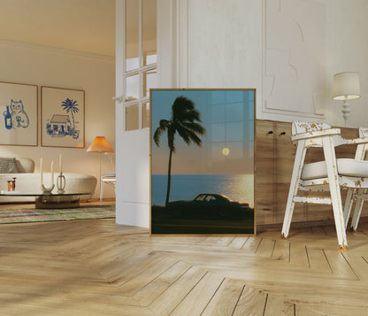 Plakat: Moonlight Drive ved Havet