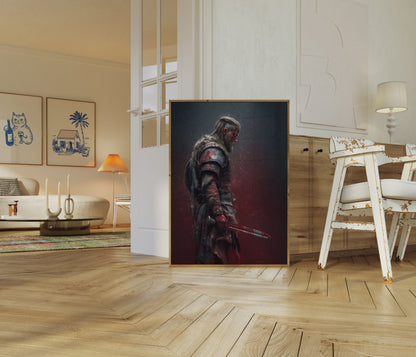 Bloodied Viking Warrior Poster