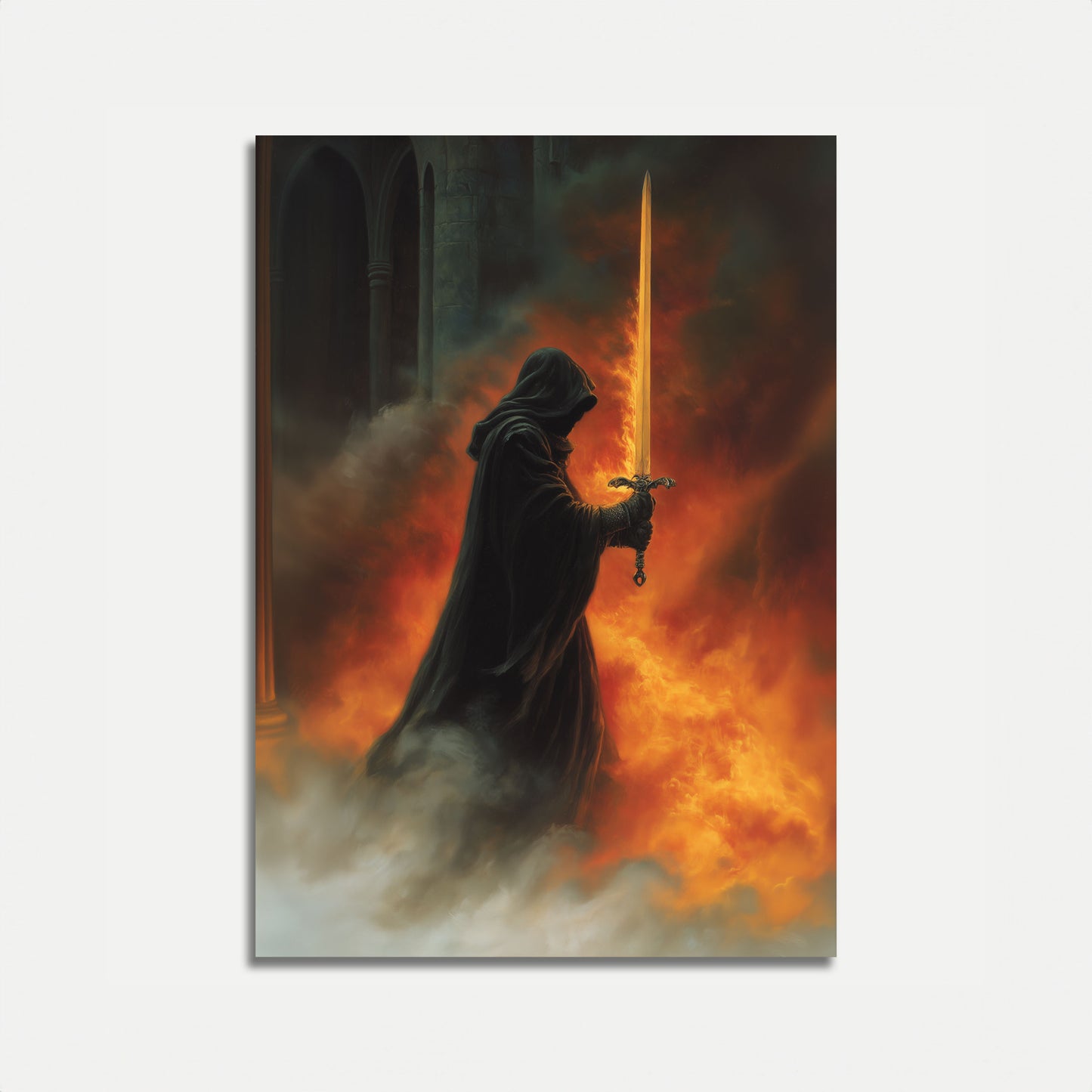 Poster della Battaglia del Cavaliere Guerriero Fuoco